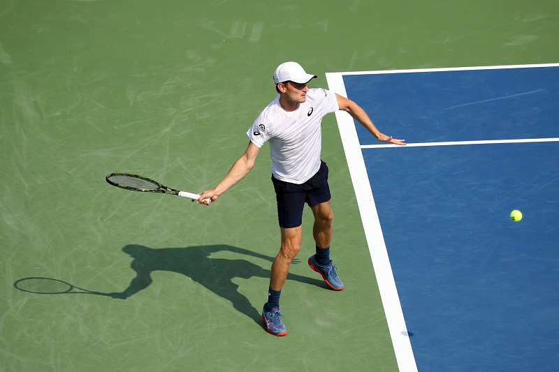 Un David belga in un tennis pieno di Golia