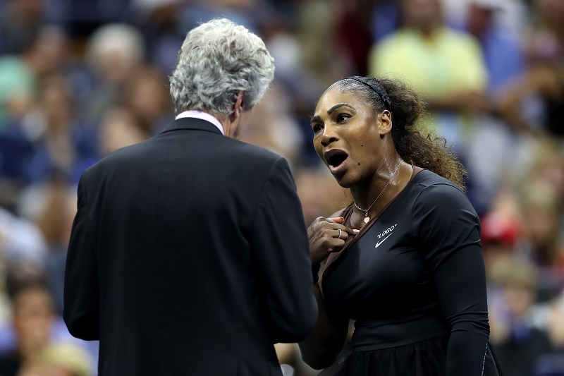 Serena Williams graziata: 17.000 dollari di multa