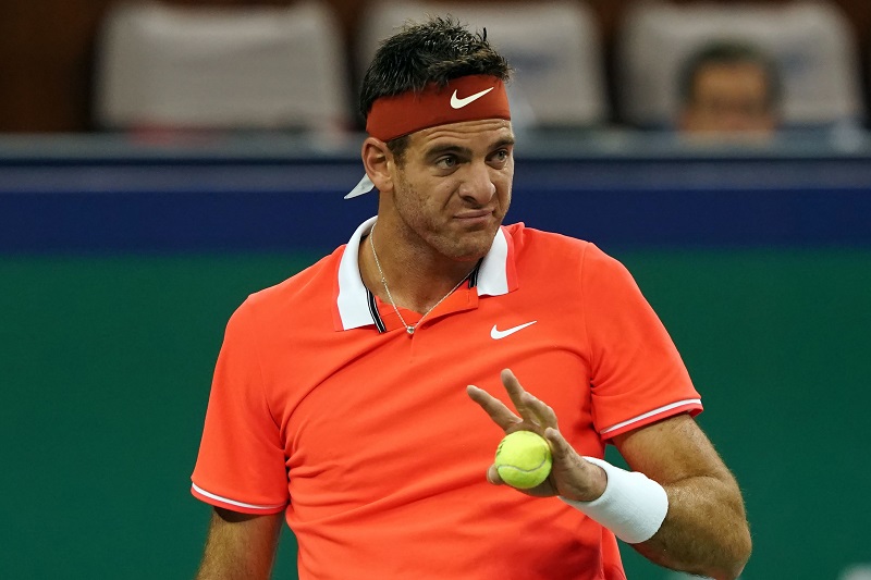 Del Potro: botta al ginocchio e ritiro