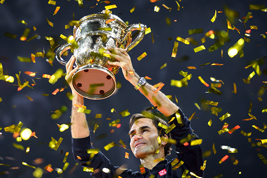 99 volte Federer: il numero uno del pubblico