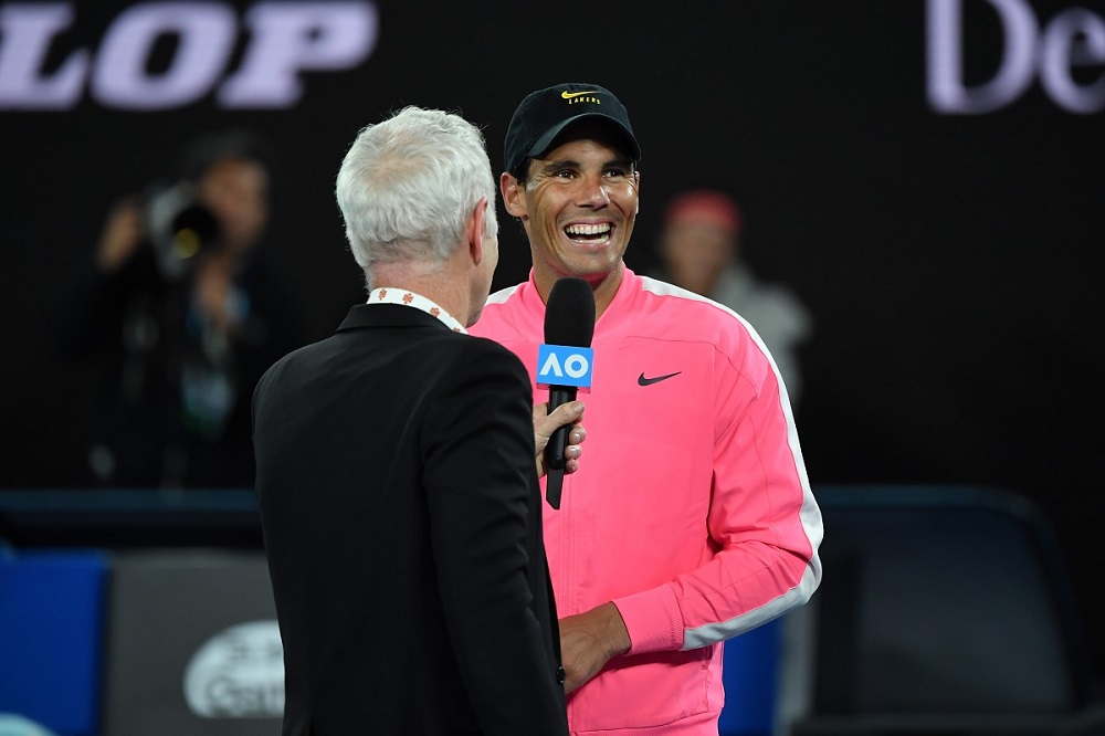 Nadal sul gruppo WhatsApp con Federer e Djokovic: “E’ per lavoro e non siamo soli”