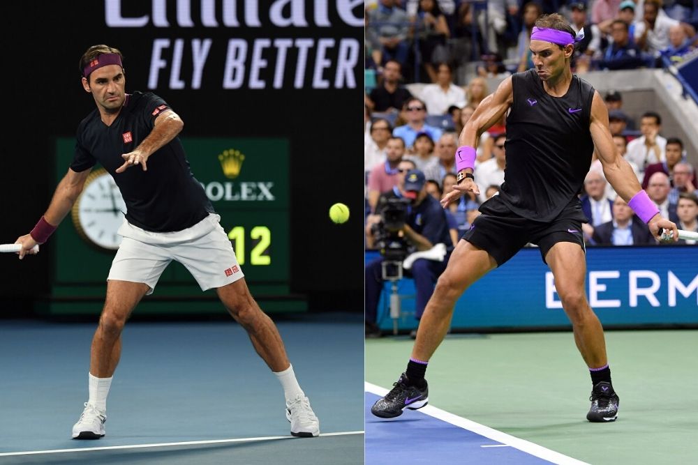 Federer e Nadal: attacco alla palla