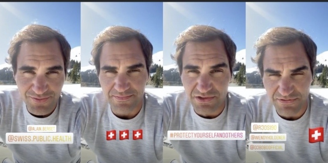 Federer sui social: “Restate a casa, situazione molto seria”