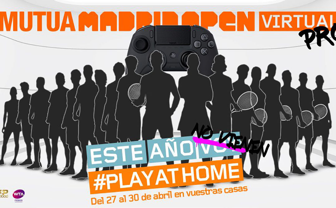 Le stelle ATP e WTA giocheranno il torneo di Madrid alla Playstation