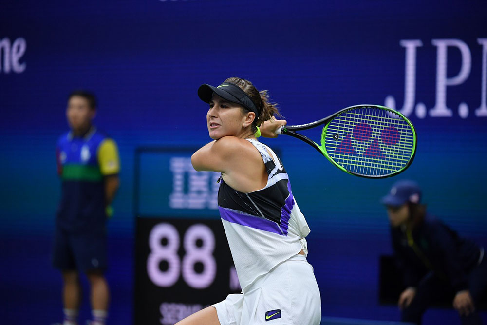 La simpatica entrata di Belinda Bencic sul “campo” virtuale di Madrid