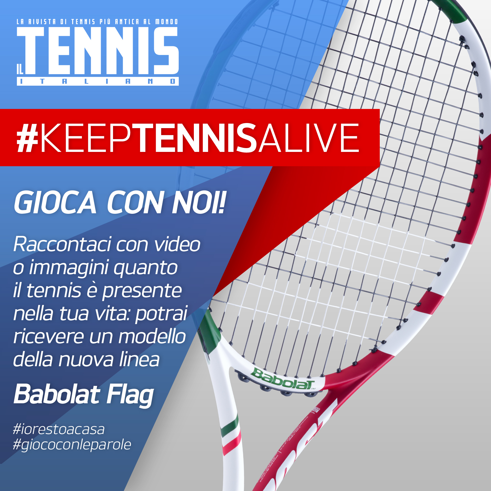 Gioca con noi e vinci una nuova Babolat Flag