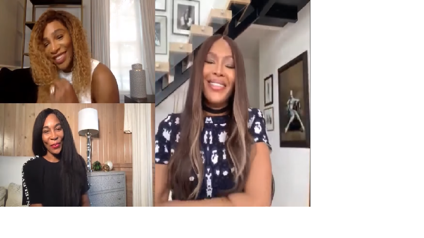 Naomi Campbell con le sorelle Williams: “Per me è un giorno storico”