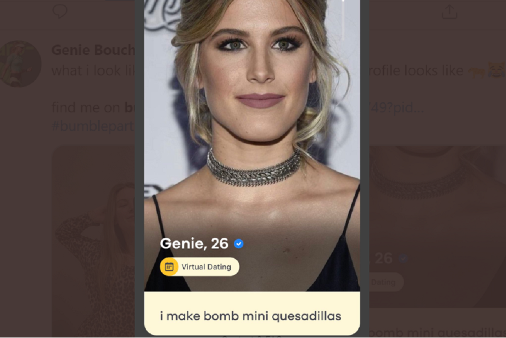 Eugenie Bouchard su un’app di incontri