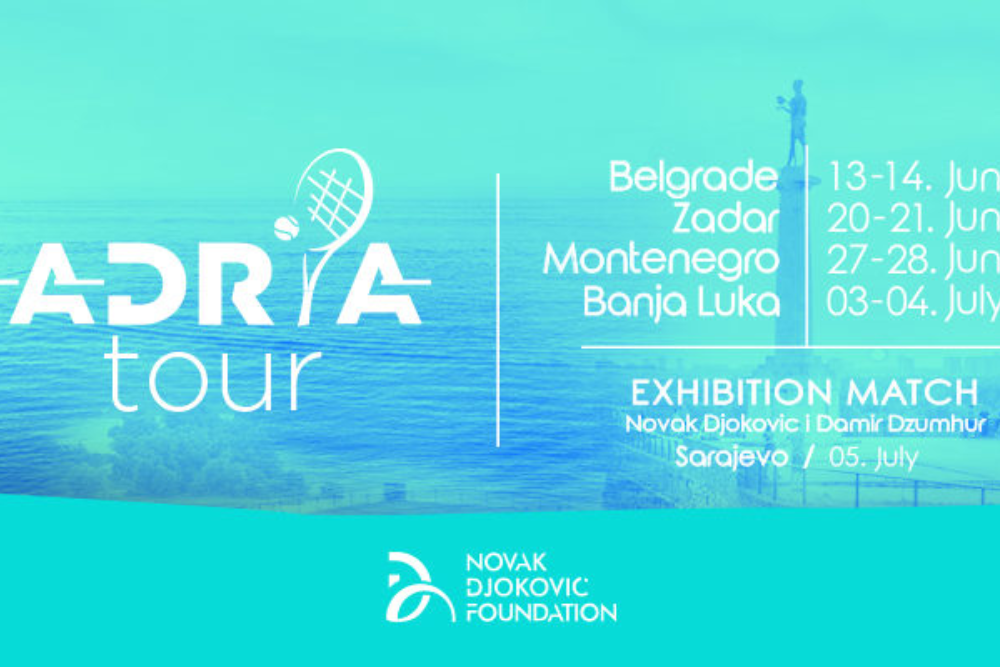 Djokovic presenta l’Adria Tour: “In campo Thiem, Zverev e Dimitrov. Non ho invitato Rafa e Roger”