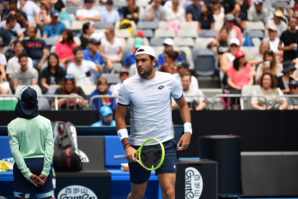 Ultimate Tennis Showdown: il debutto di Berrettini slitta a domenica, giornata rinviata per pioggia