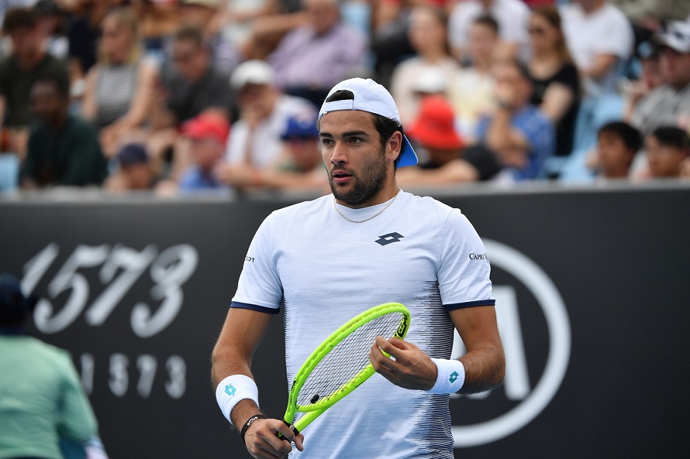 Matteo Berrettini ritorna in campo nell’Ultimate Tennis Showdown