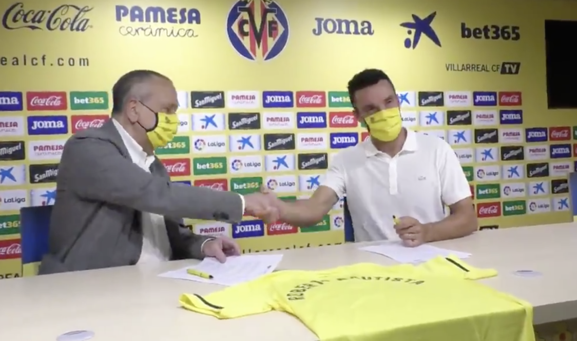 Roberto Bautista Agut indosserà in campo lo stemma del Villarreal