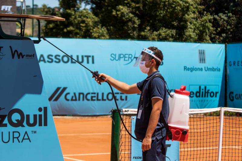 Challenger Todi, rilevato ed isolato un sospetto positivo al Covid-19