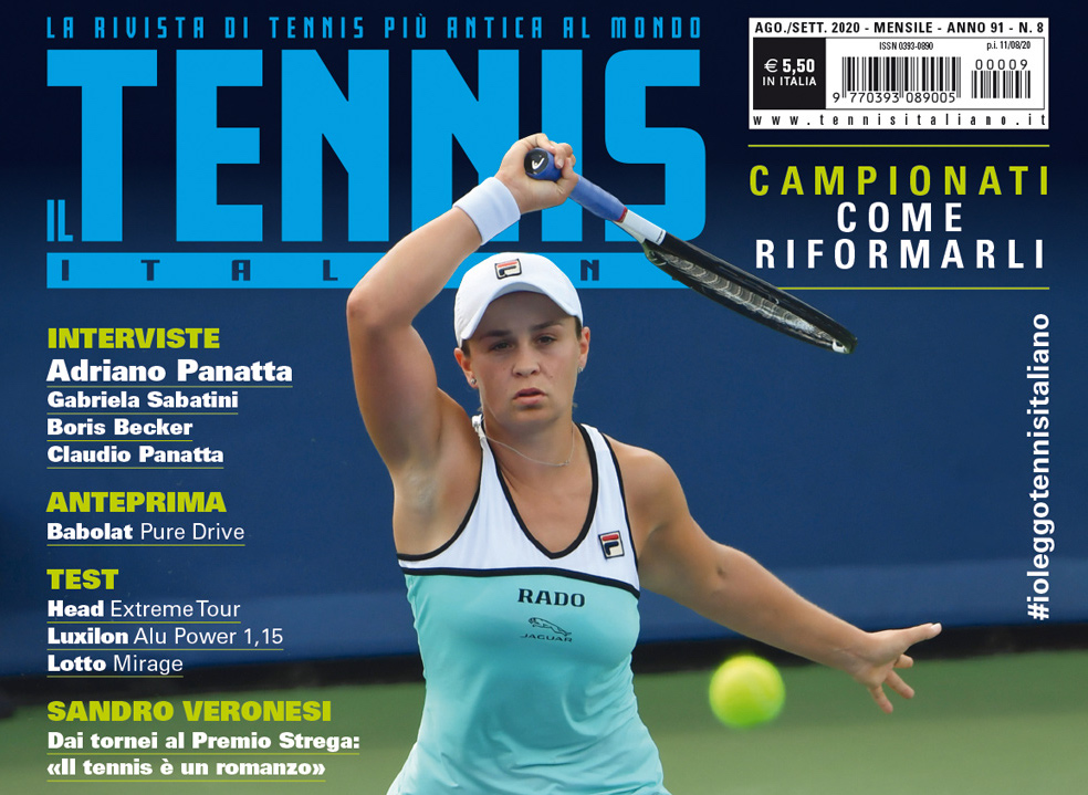 Barty, Panatta, Sabatini, Becker e Veronesi: un Tennis Italiano tutto da leggere!