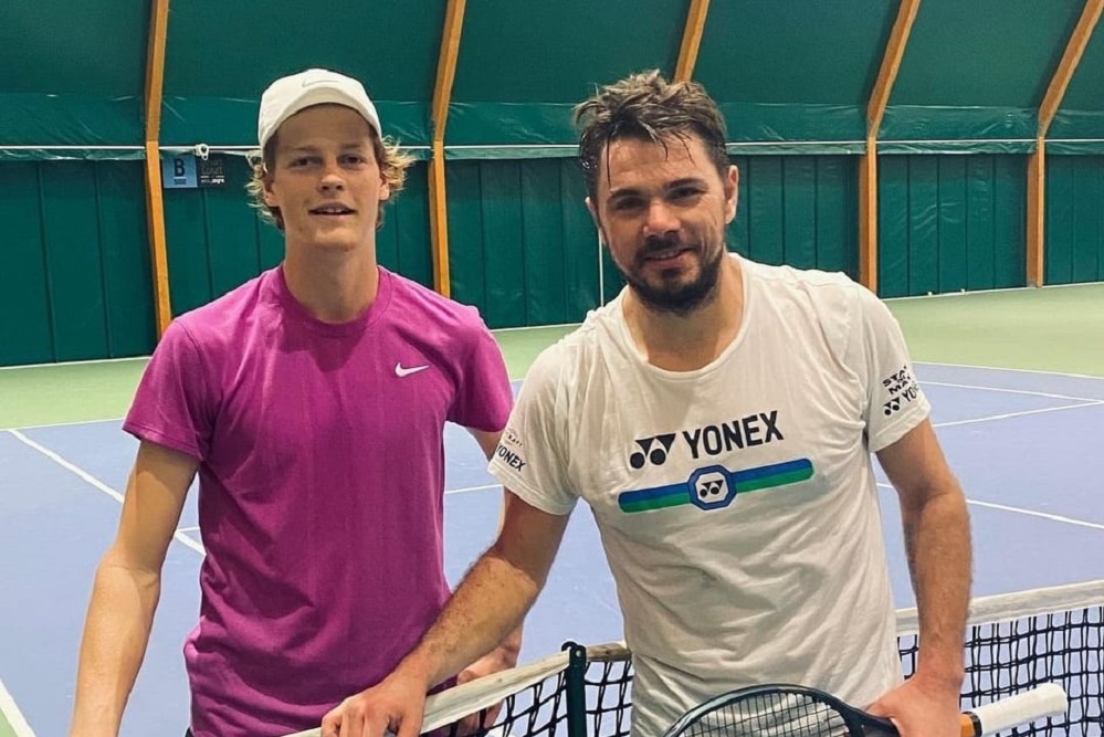 Allenamenti ‘italiani’ per Wawrinka: in campo con Sinner, Berrettini e Musetti