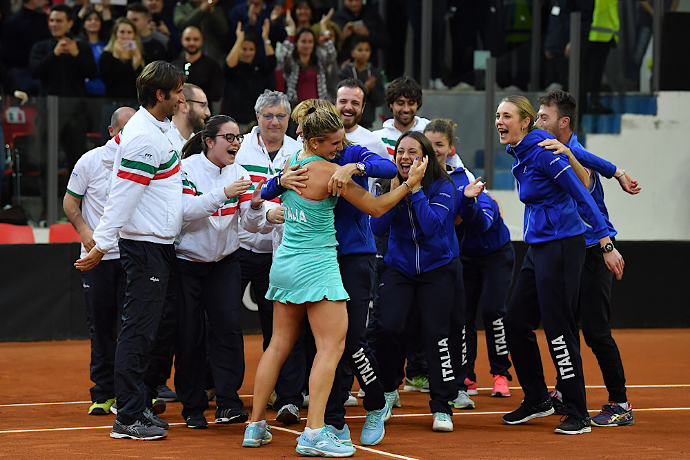 Billie Jean King Cup: Romania-Italia in scena a Cluj a metà aprile