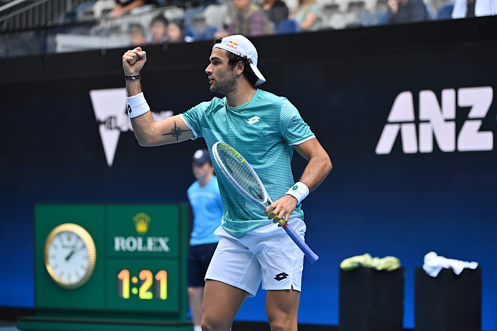 Berrettini fa sua la battaglia dei giganti, sconfitto in tre set Anderson