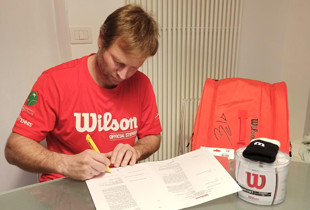 Padel, Marcelo Capitani firma con Wilson