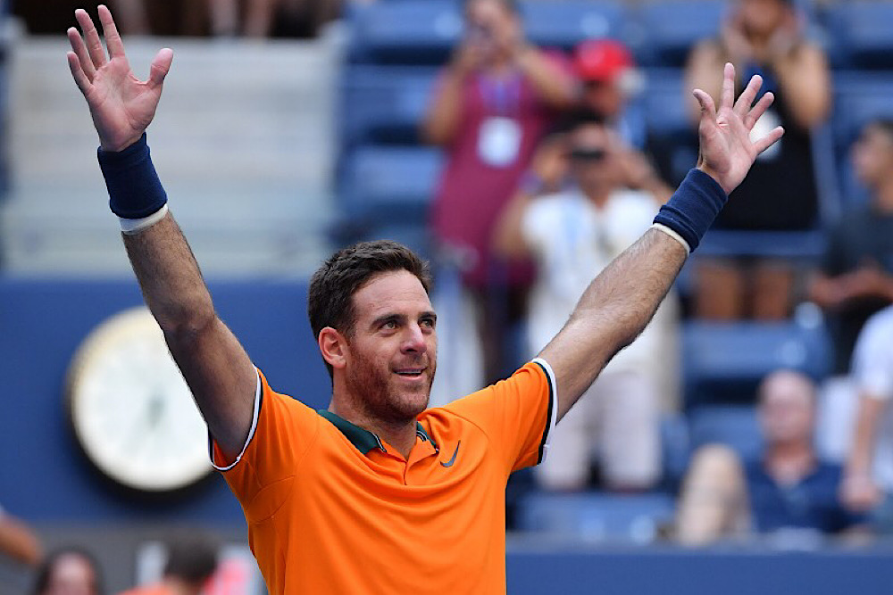 Juan Martin Del Potro è tornato: primo allenamento in campo