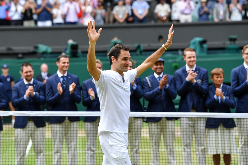 Roger Federer festeggia su Twitter la vittoria della Svizzera agli Europei