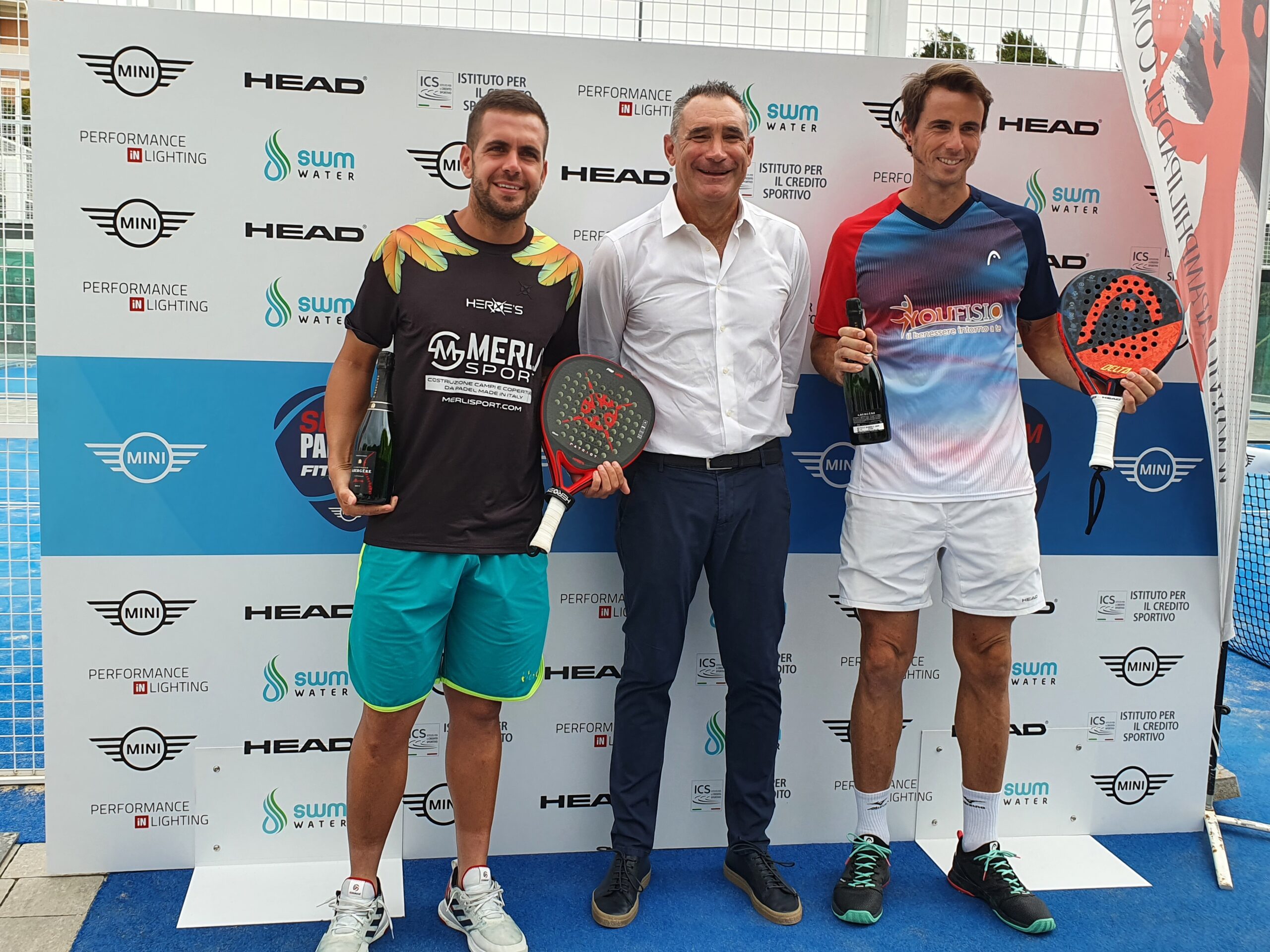 Villa Pamphili Padel Slam, Tinti/Mezzetti e Marchetti/Pappacena sono i primi campioni
