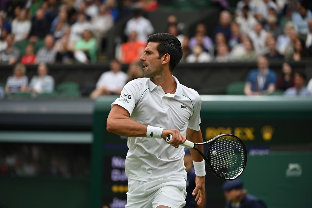 Wimbledon: tutto facile per Novak Djokovic, esce di scena Andrey Rublev