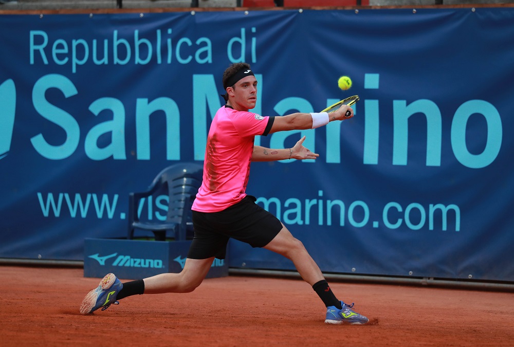 Challenger San Marino: derby Cecchinato-Nardi agli ottavi, Marcora sfida Kotov. Il programma di mercoledì 11 agosto