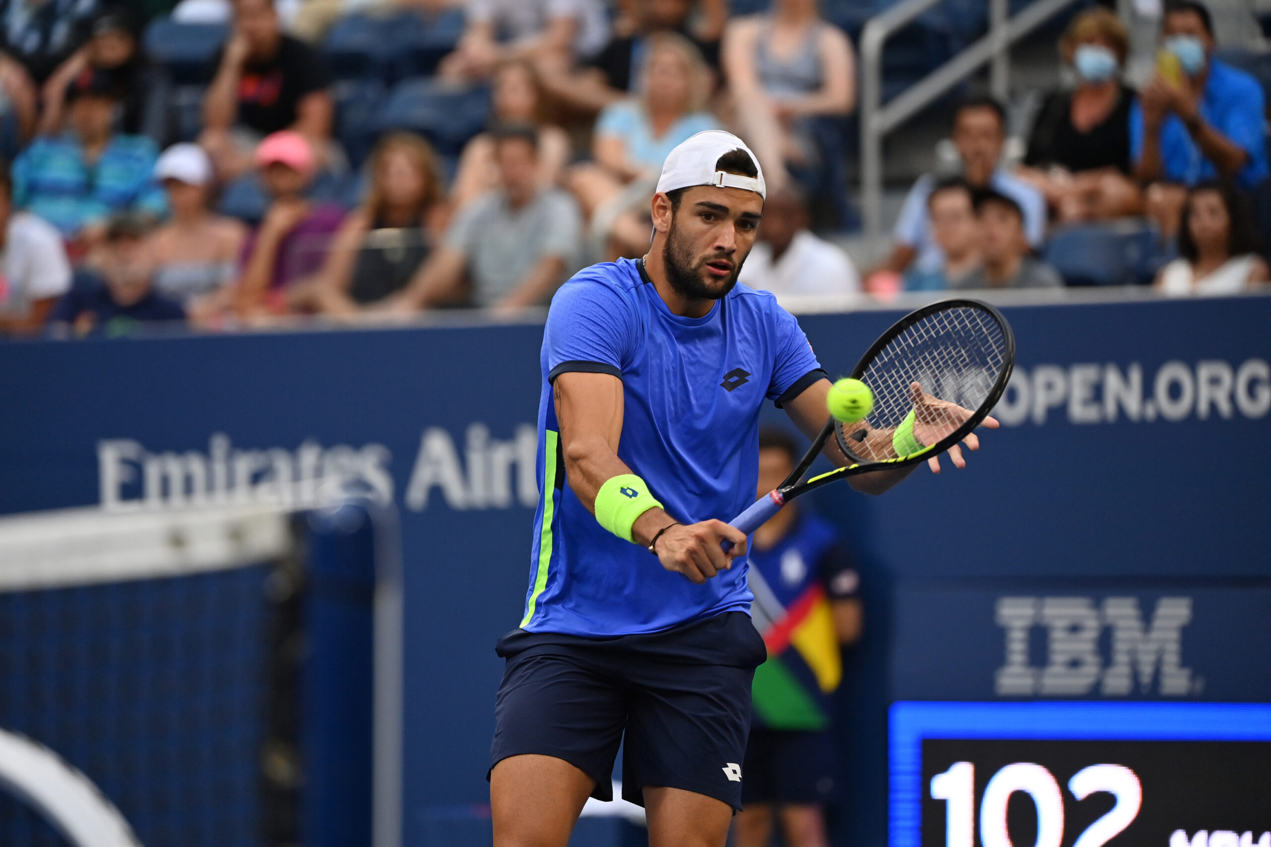 Us Open: Berrettini vince il primo, poi è Djokovic show