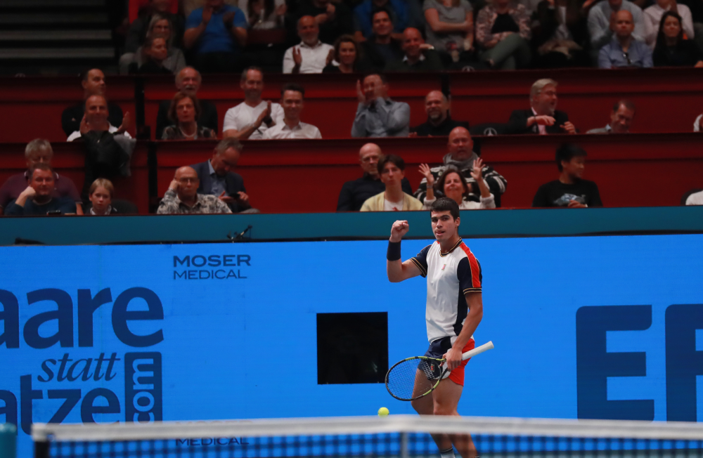 ATP 500 Vienna, che partita di Carlos Alcaraz: battuto Matteo Berrettini in tre set