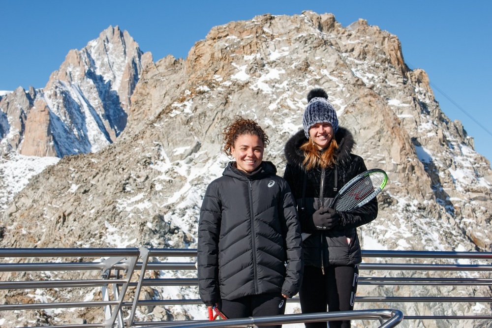 Paolini e Samsonova da record: disputano una mini-esibizione a 3466 metri