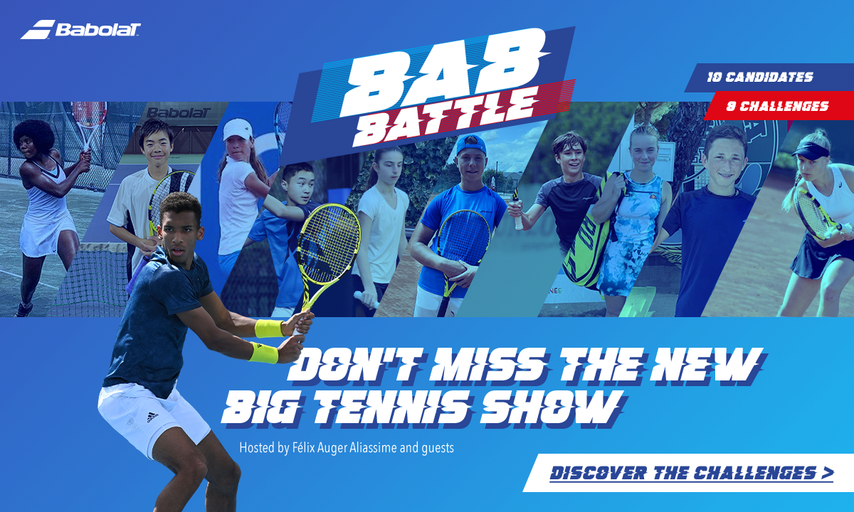 Babolat presenta BAB Battle: l’episodio 1 con Auger-Aliassime