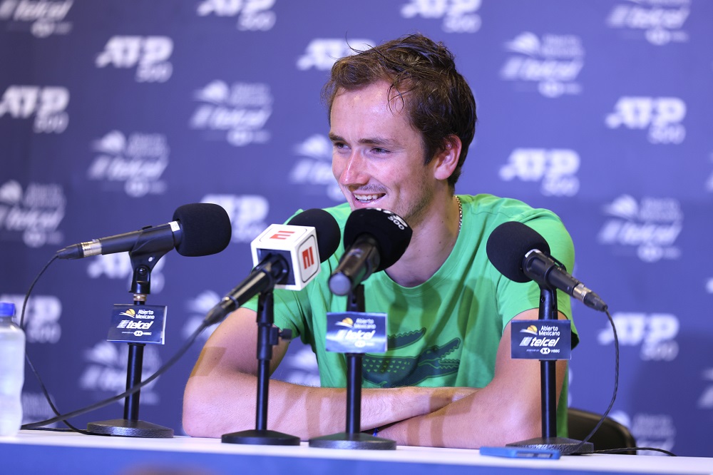Daniil Medvedev: “Djokovic uno dei colleghi più sportivi. Numero uno? Non mi metto pressione”