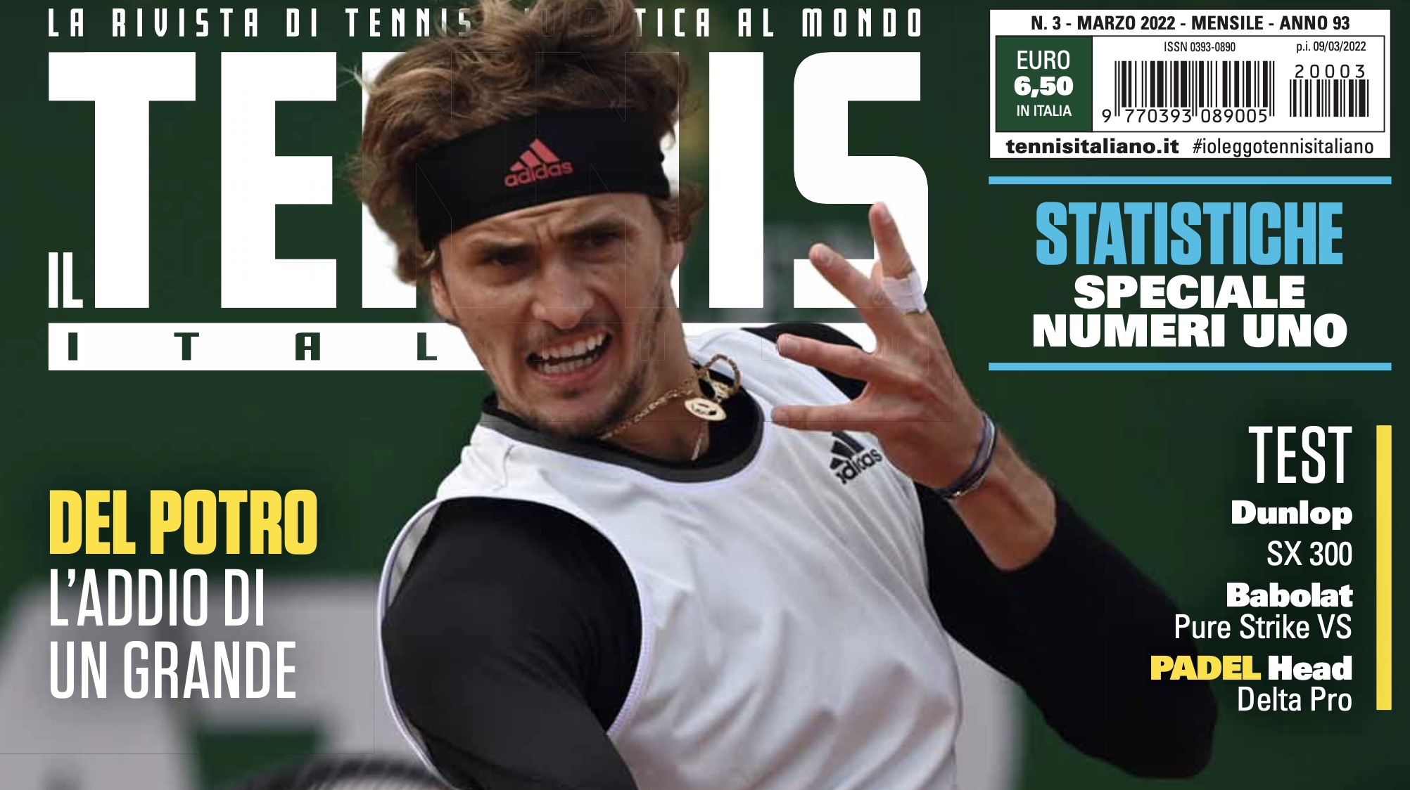 È in edicola il numero di marzo de Il Tennis Italiano
