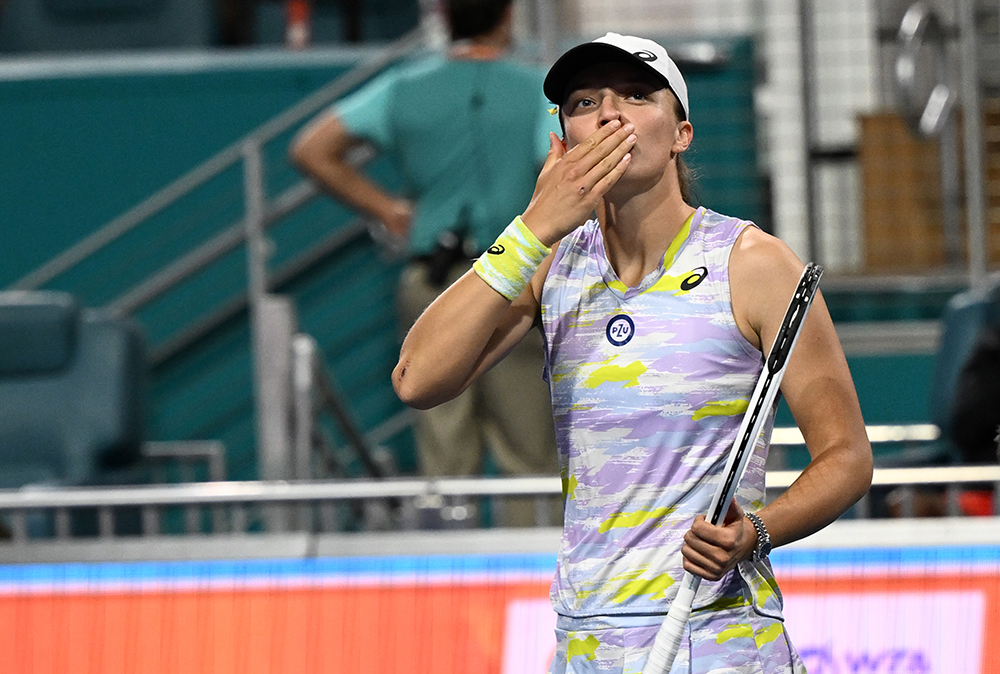 Miami Open, Swiatek al bacio: “Non mi sono ancora spinta al limite”