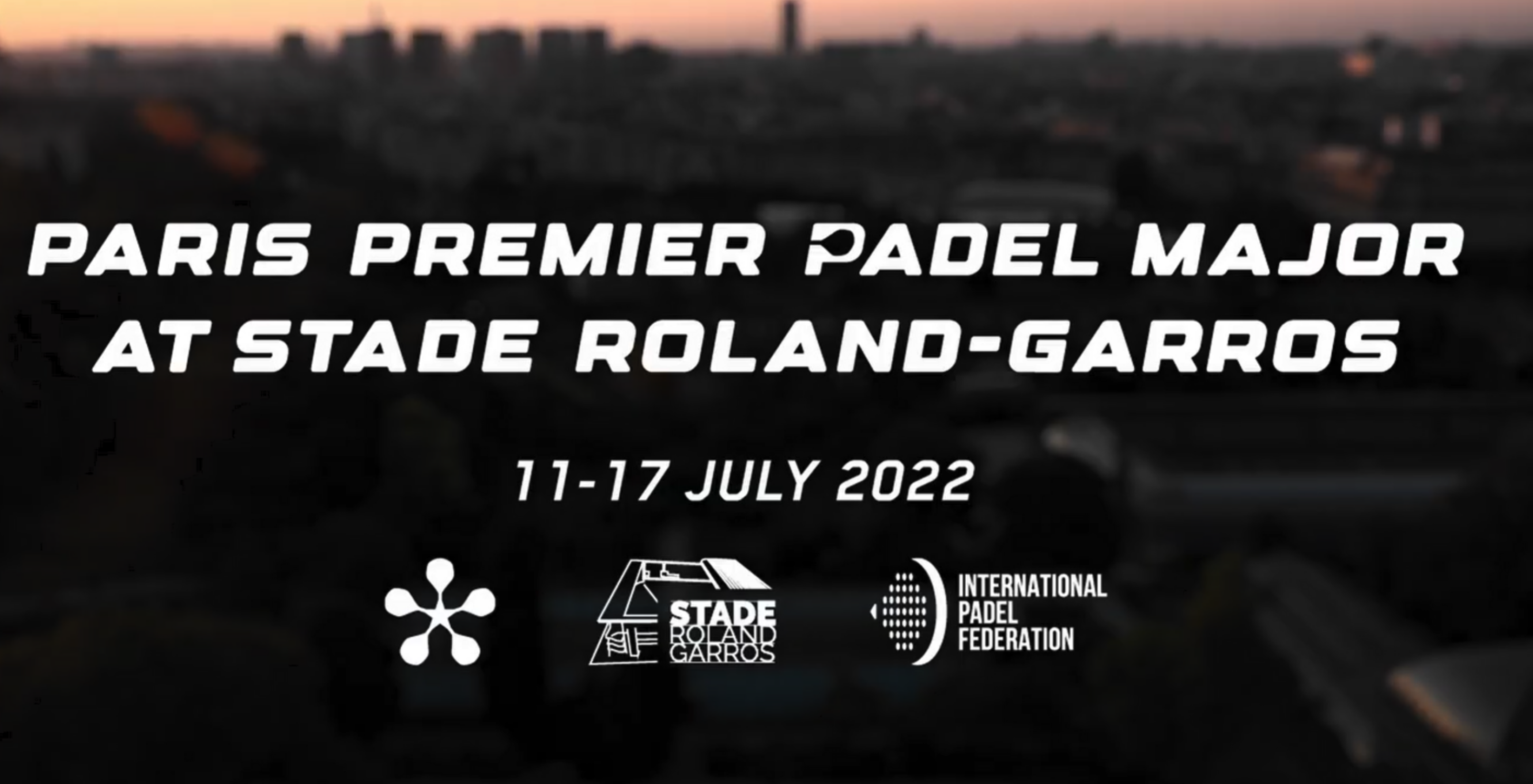 Il secondo Premier Padel Major al Roland Garros dall’11 al 17 luglio