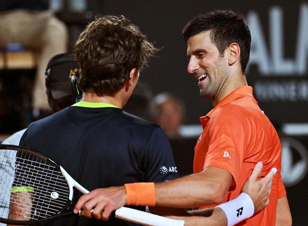 Internazionali BNL d’Italia, Ruud elogia Djokovic: “Fiero di far parte della tua storia”