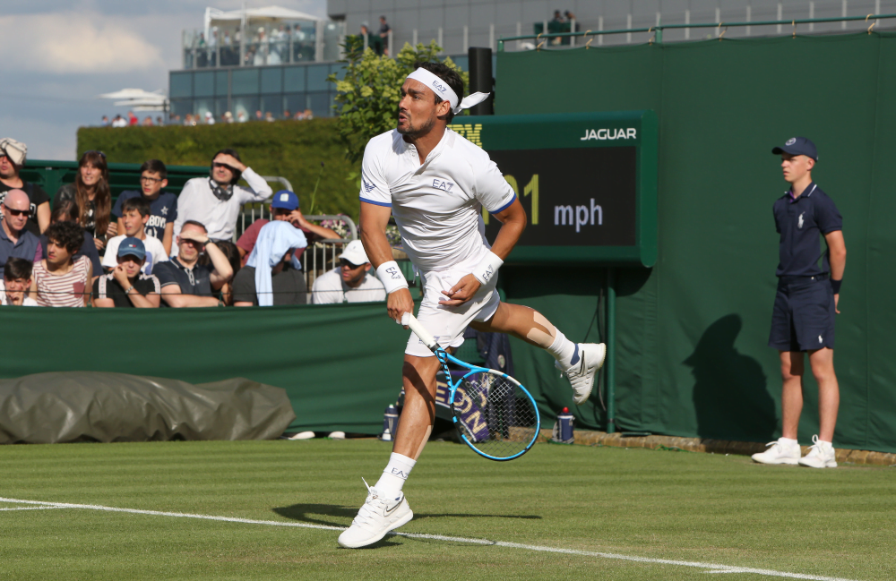 Wimbledon, Fognini sconfitto al rientro in campo: passa Griekspoor in quattro set