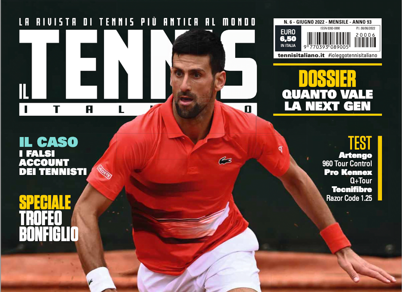 E’ in edicola il numero di giugno de Il Tennis Italiano!