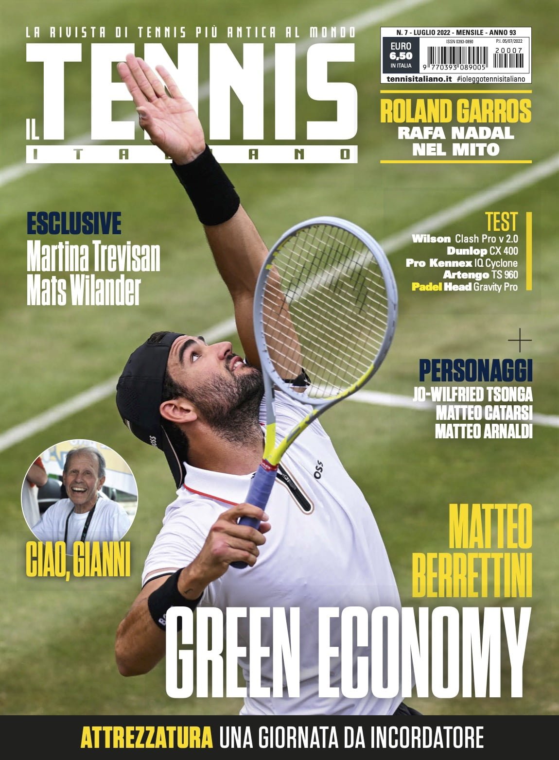 È in Edicola il numero di luglio de Il Tennis Italiano!