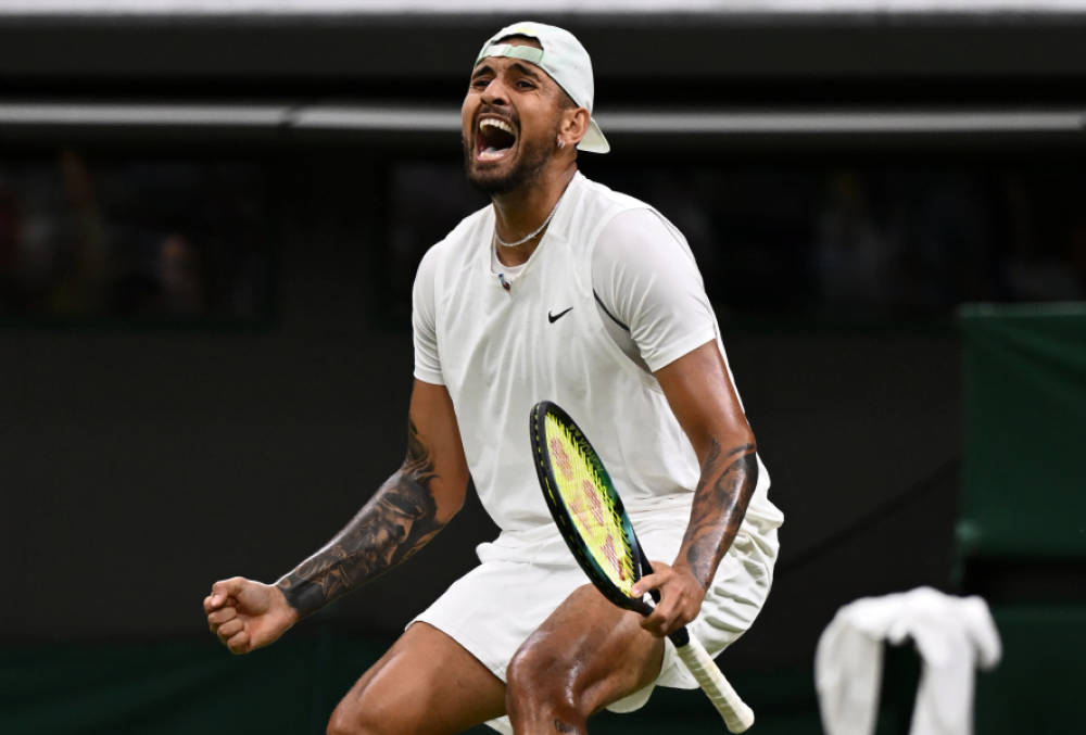 Wimbledon, prima semifinale Slam della carriera per Kyrgios: battuto Garin in tre set