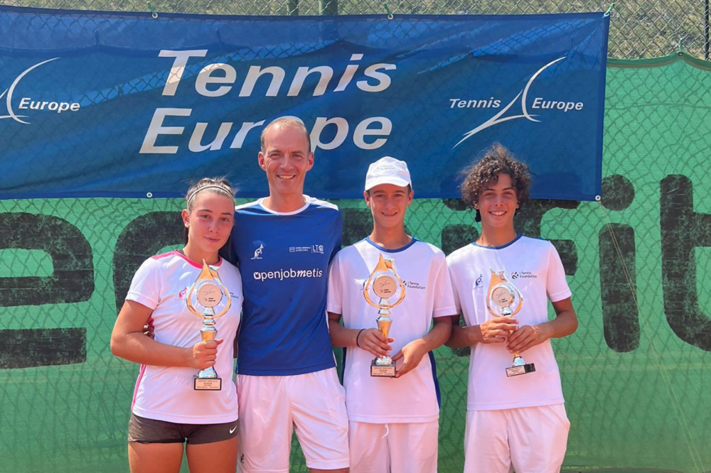 I ragazzi di I Tennis Foundation scatenati al Tennis Europe di Podgorica: successi nel singolo per Francesca Galli e Mattia Cappellari