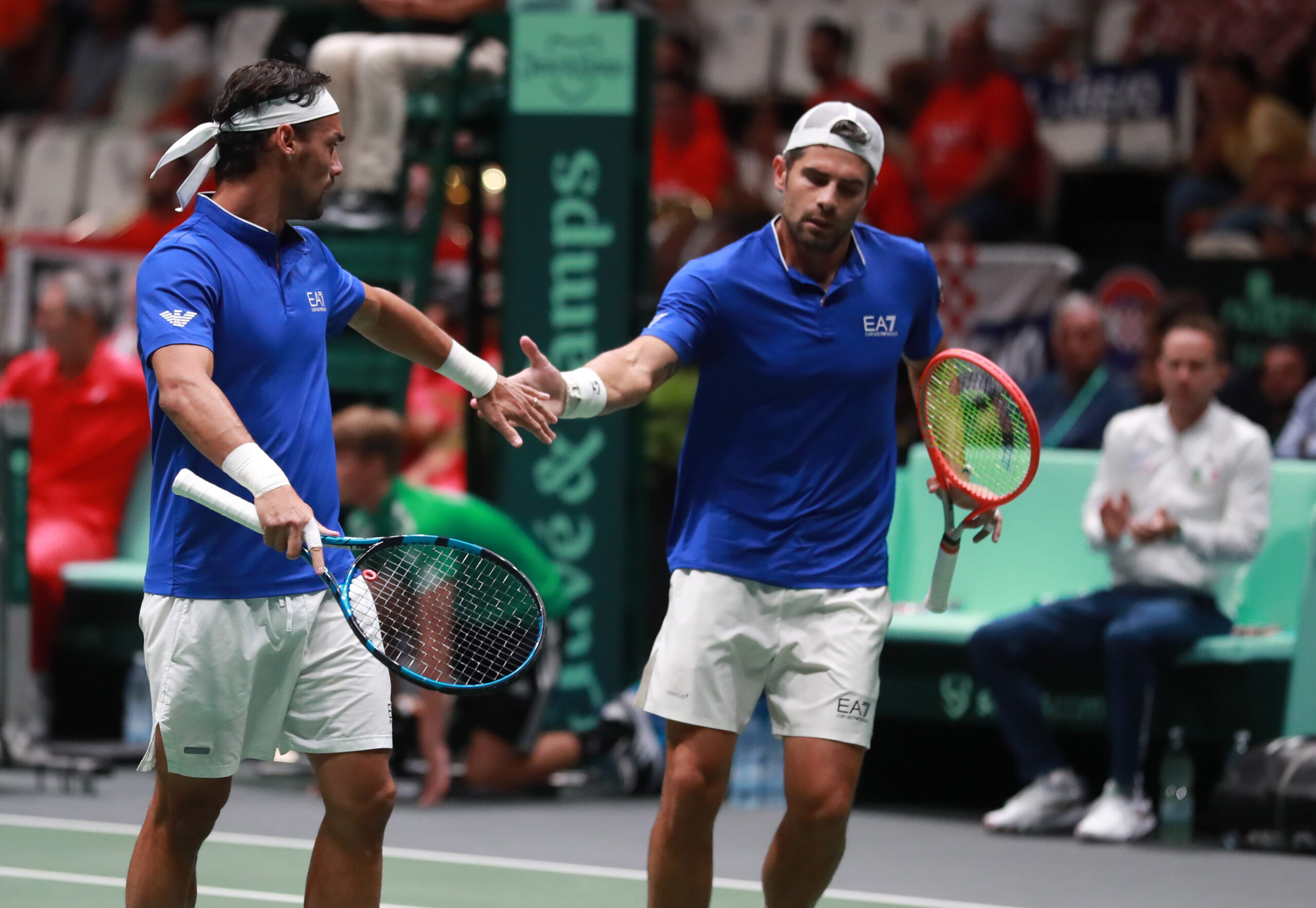 Davis Cup Finals, Bolelli e Fognini partecipano alla festa: 3-0 alla Croazia