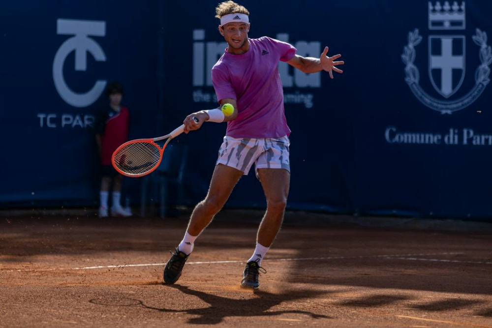 Challenger Parma, ad Arnaboldi il derby con Agamenone. Avanti Vavassori, fuori Pellegrino