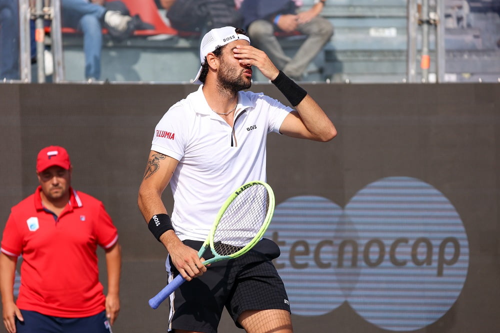 Matteo Berrettini: “Dolore al piede? Sì molto, ma sono stanco di ritirarmi”