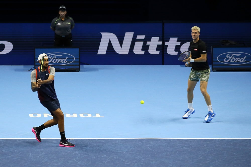 ATP Finals, Kyrgios sarcastico: “Sono qui solo per Thanasi. Noi cattivi modelli per i giovani”