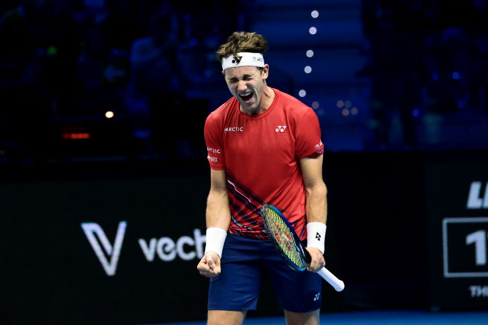 Casper Ruud: “Ho giocato senza rischiare infortuni. Spero di poter giocare la finale con Djokovic”