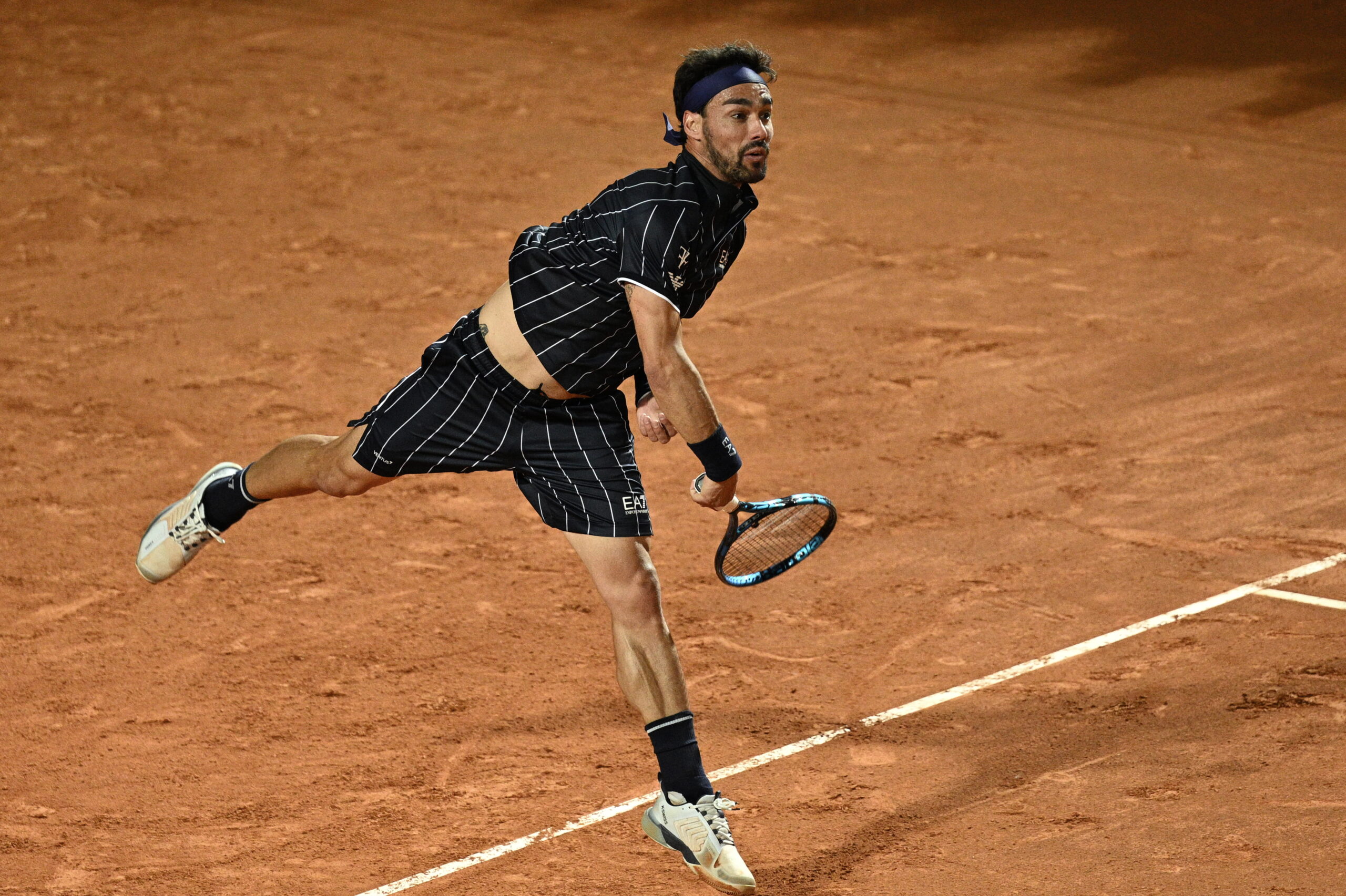 ATP Buenos Aires, Fabio Fognini esce all’esordio e si fa male alla caviglia sul finale