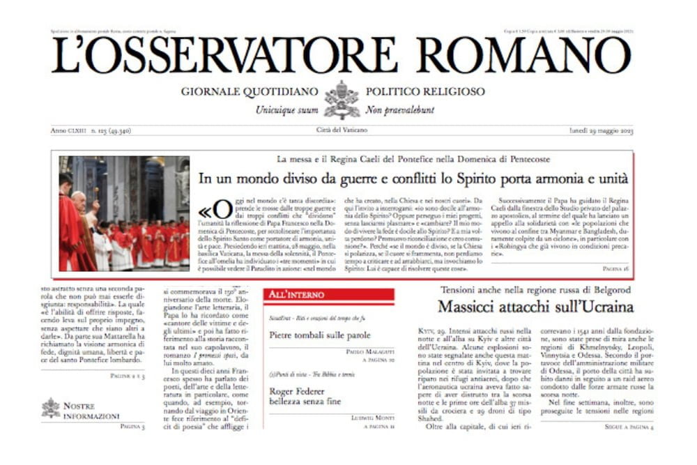 Grazie all’amico Ludwig Monti, Federer sulla scrivania del Papa