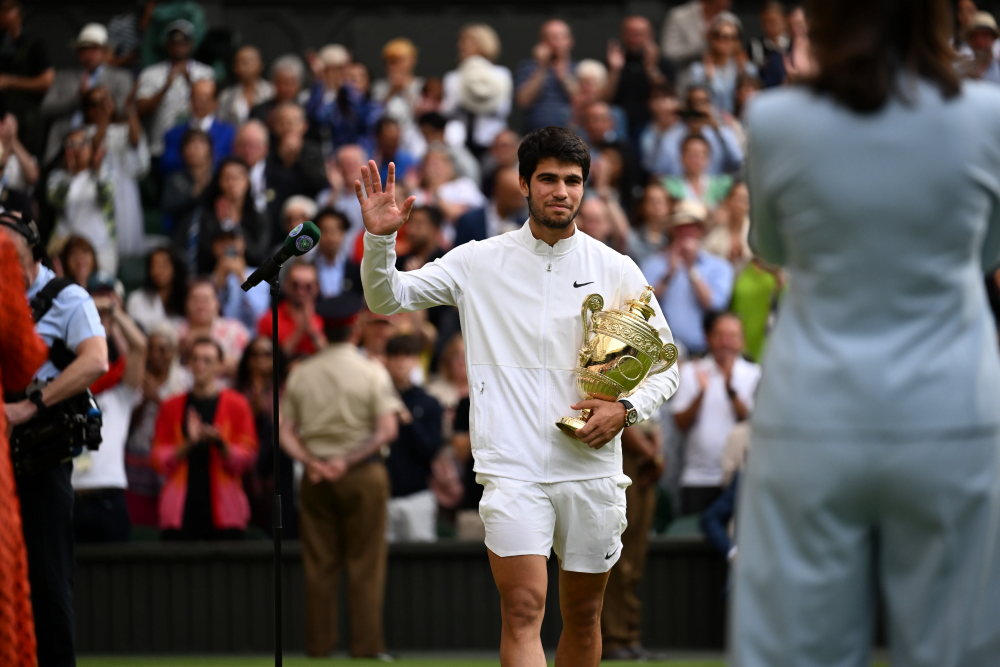 Wimbledon, Carlos Alcaraz: “È un sogno che si avvera, non pensavo di realizzarlo così presto”