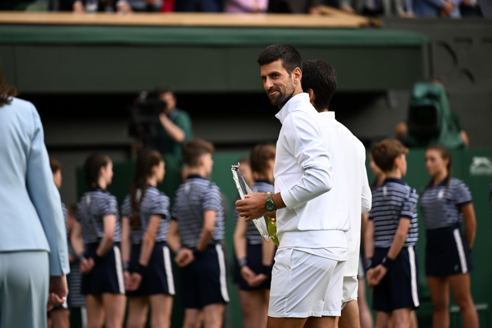Wimbledon, Novak Djokovic: “Alcaraz ha dimostrato di essere il tennista più forte del mondo”